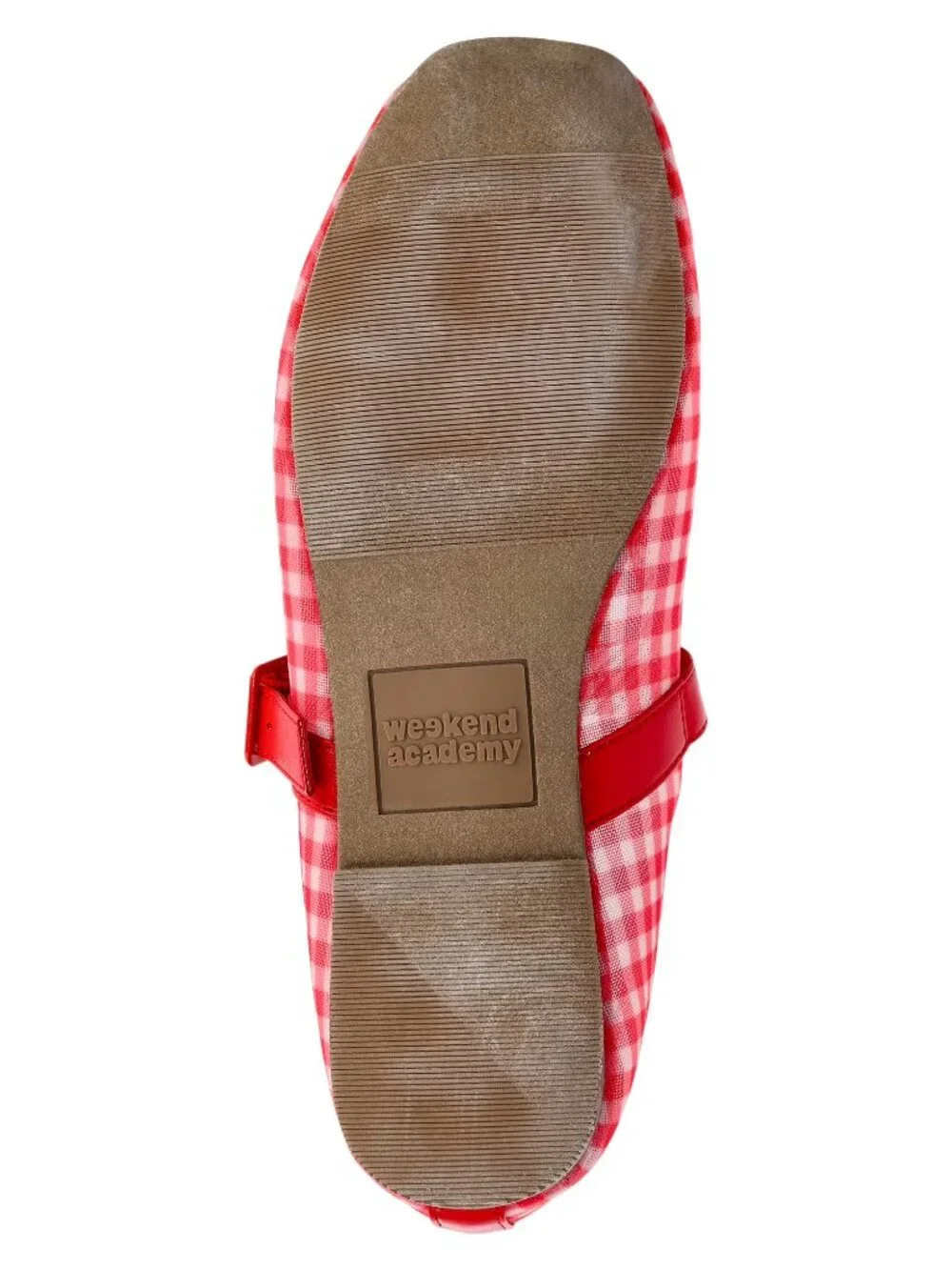 NEW Weekend Academy Girls Mesh Ballet Flats Red